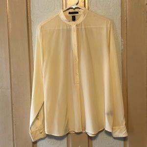NWT Ralph Lauren silk tunic long sleeve top blouse